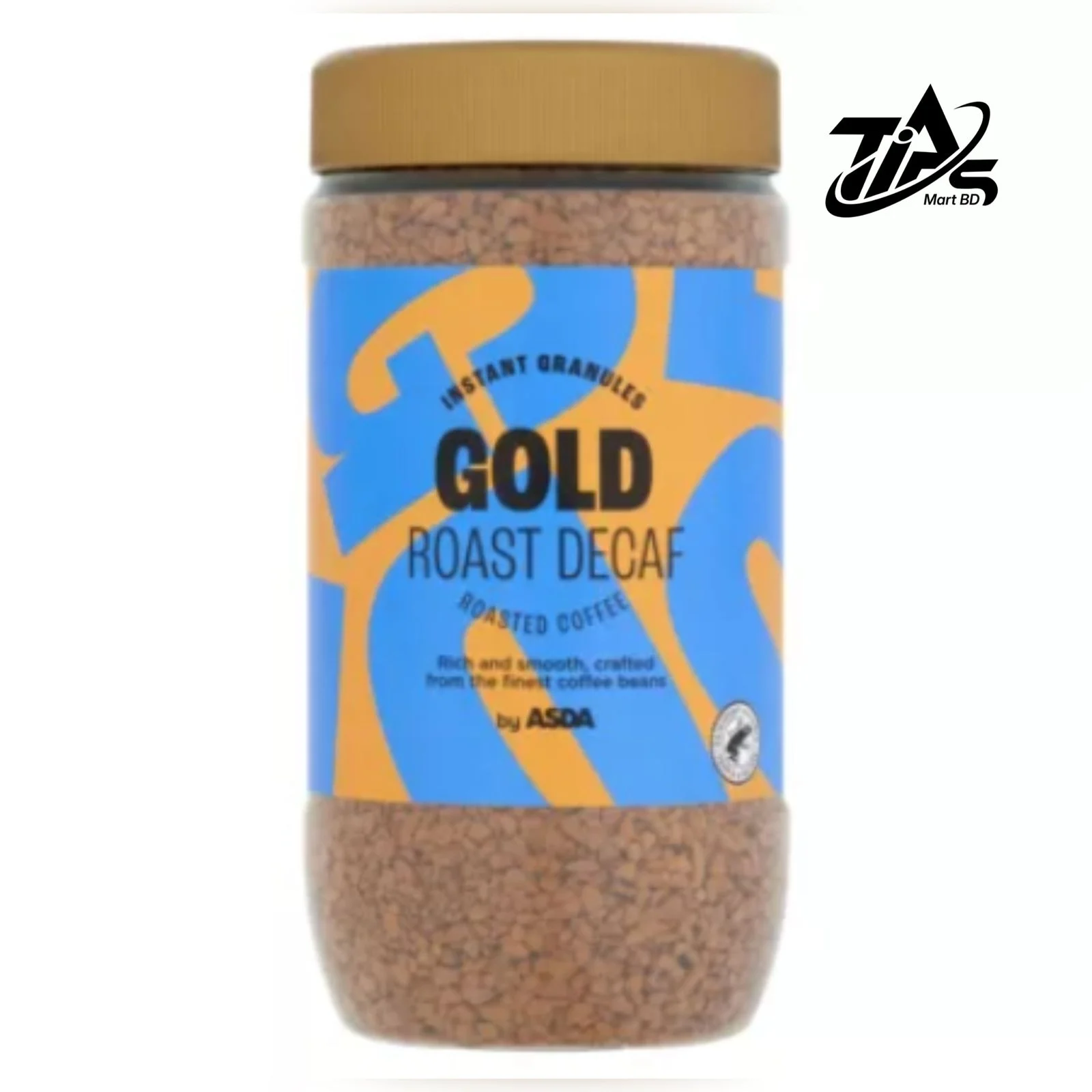 Asda Gold Roast Decaf Coffee, 200G