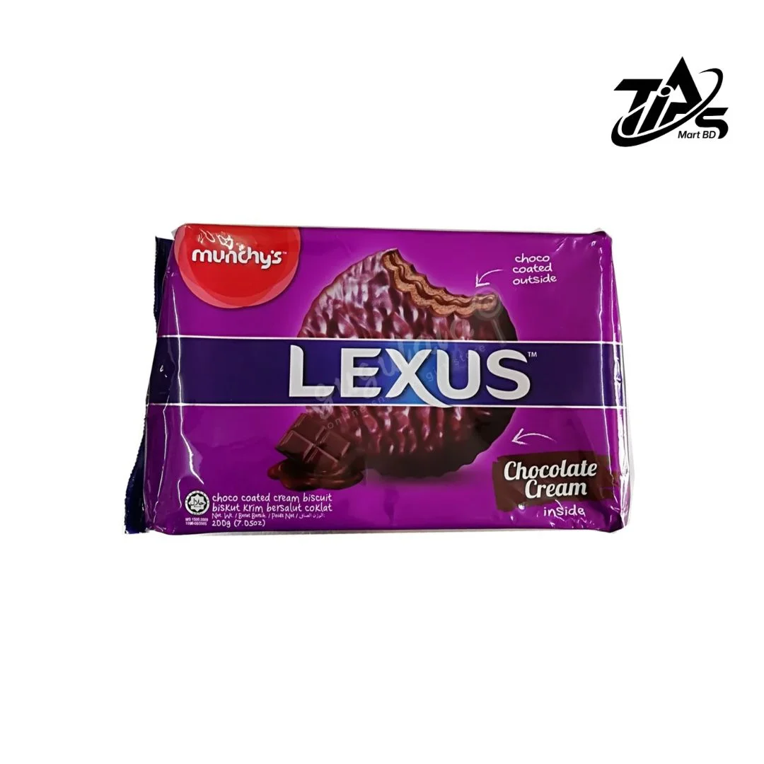 Munchy's LEXUS Chocolate Coated Cream- 200gm