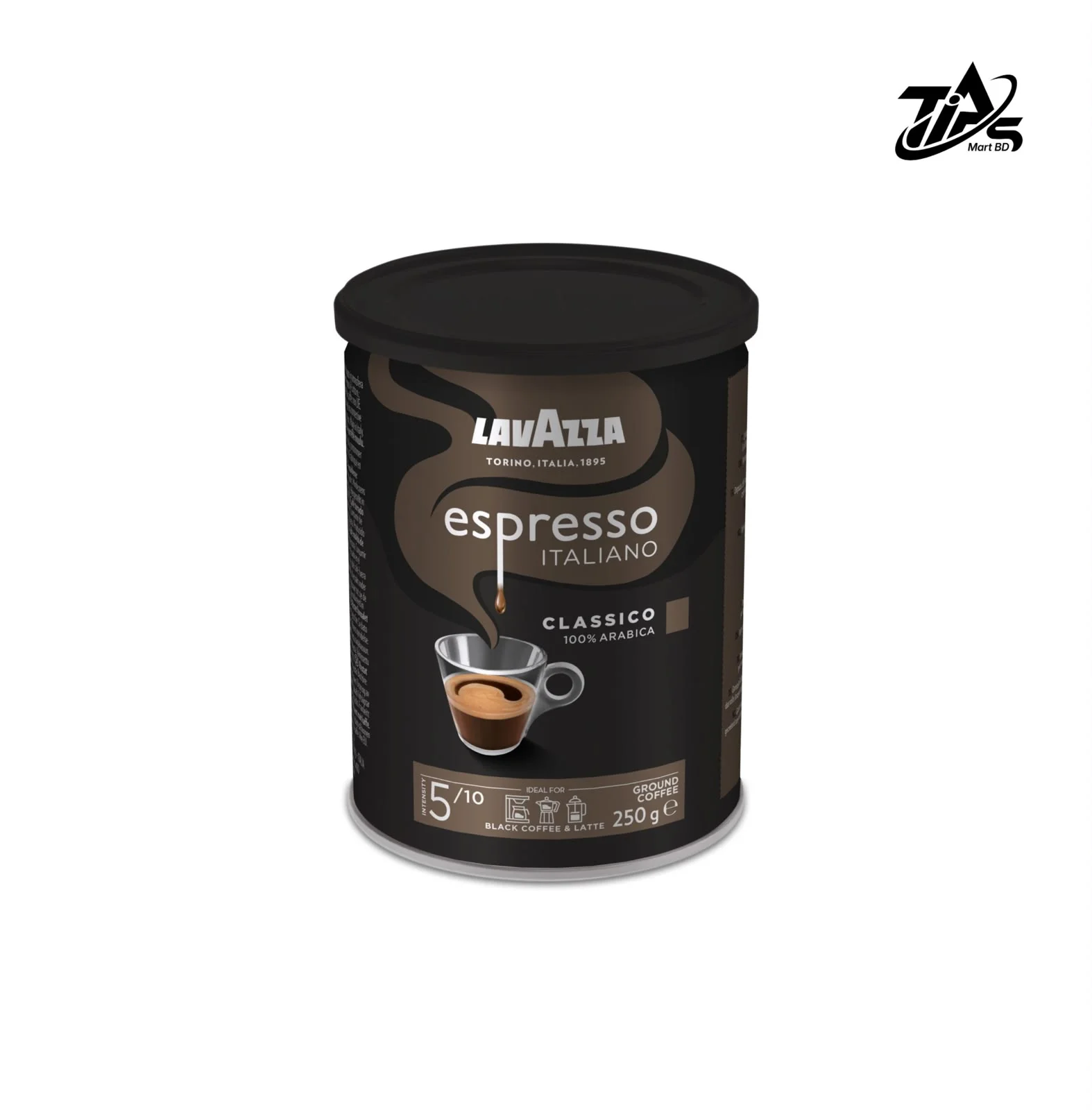 Lavazza Espresso Italiano Classico Ground Coffee, 250g