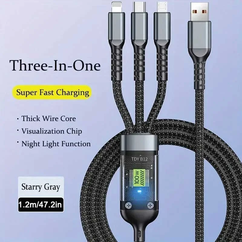 3-IN-1 SUPER FAST CHARGING CABLE