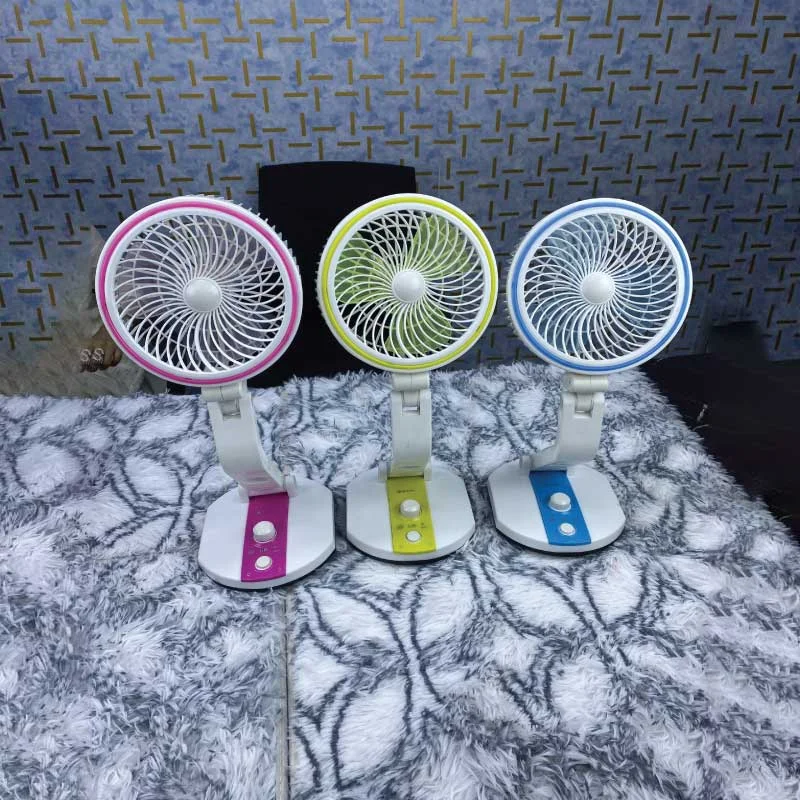 Led light folding Fan