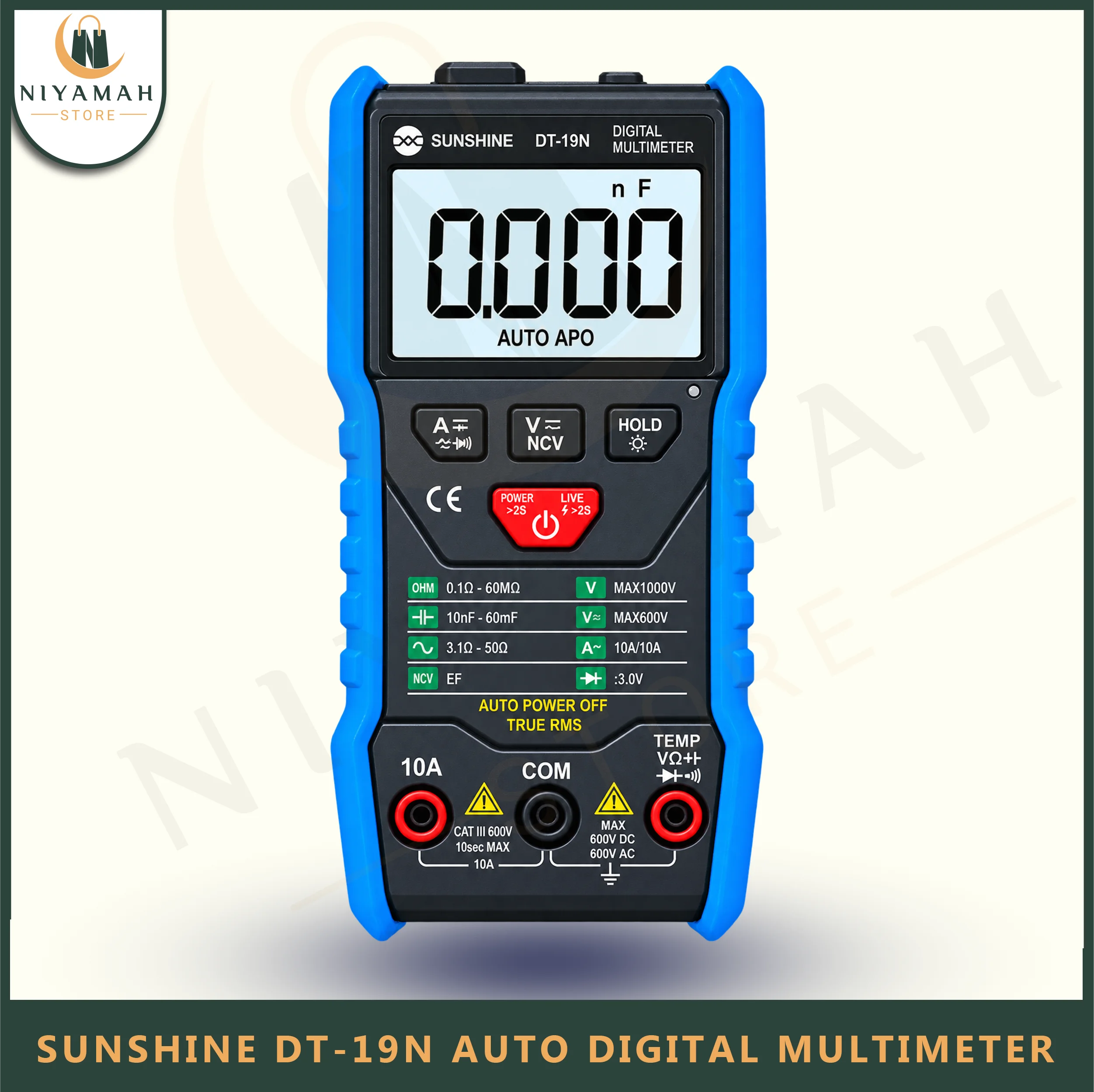 SUNSHINE DT-19N AUTO DIGITAL MULTIMETER