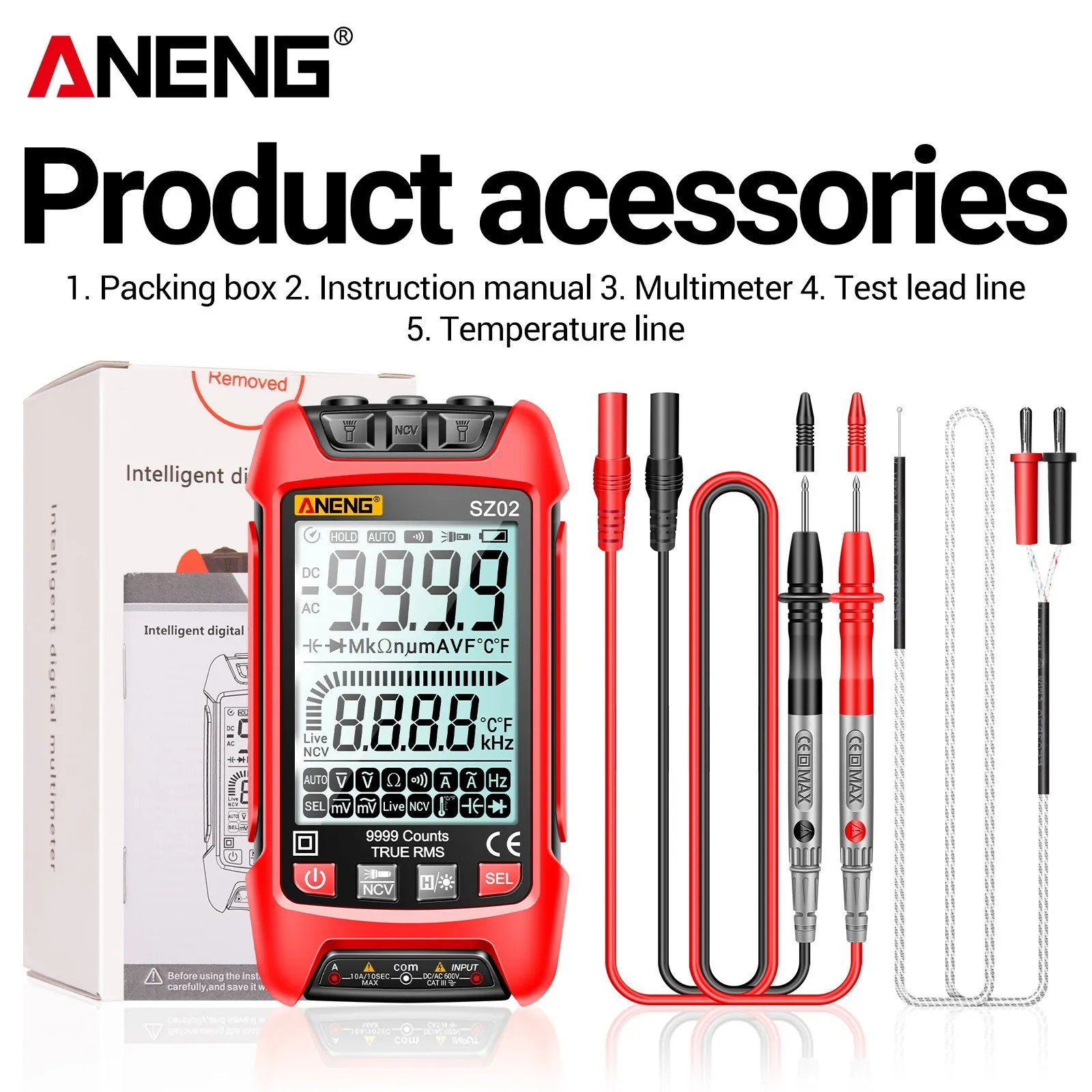ANENG SZ02 Intelligent Digital Muiltimeter