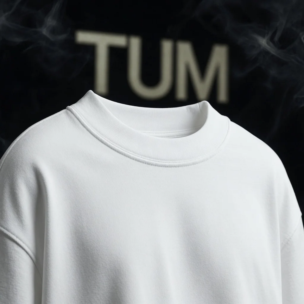Premium Drop Shoulder White