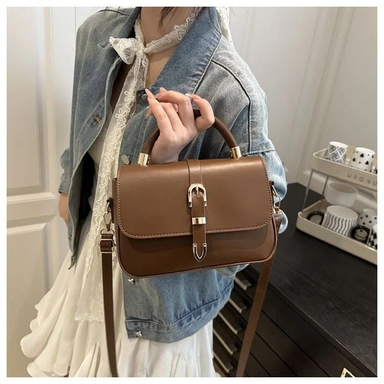 Women's Elegant Top Handle Crossbody Bag image 7