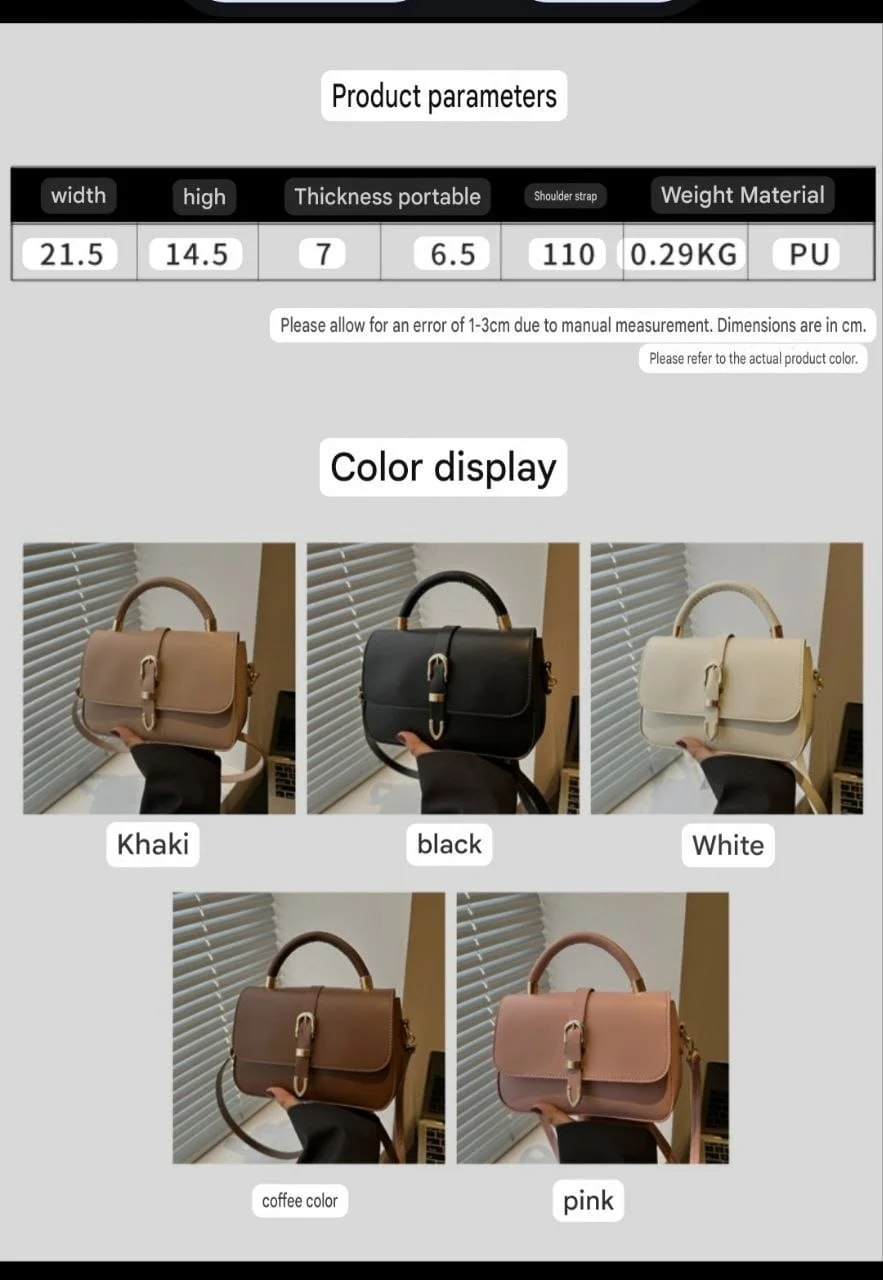 Women's Elegant Top Handle Crossbody Bag image 8