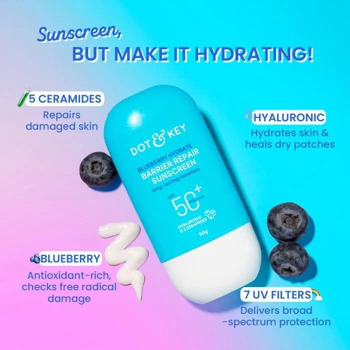 Dot & Key Blueberry Hydrating Sunscreen SPF 50 PA++++ image 2