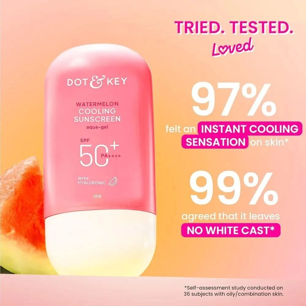 Dot and key watermelon sunscreen image 2