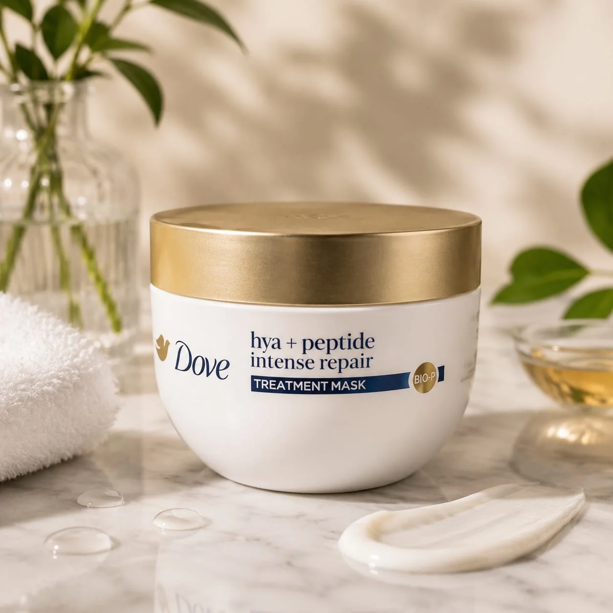 Dove Hyaluron + Peptide Intense Repair Hair Mask
