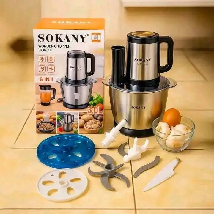 SOKANY Wonder Chopper SK-06019 (6 in 1, 800W, 3.0L) image 3