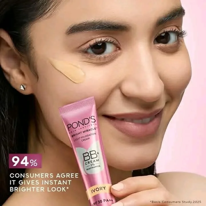 POND'S Bright Miracle BB+ Cream SPF 30 PA++ (Natural & Ivory) image 4