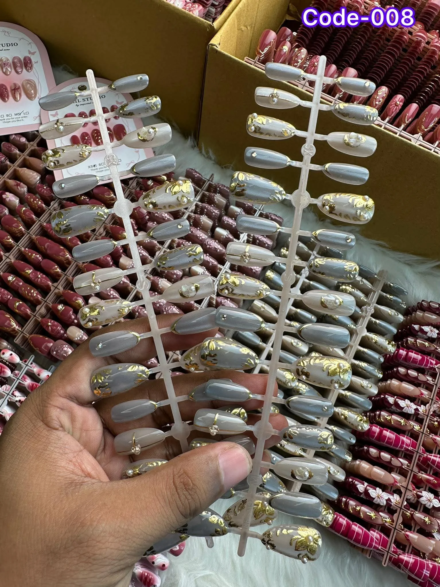 Premium 3D design Fake nails image 8