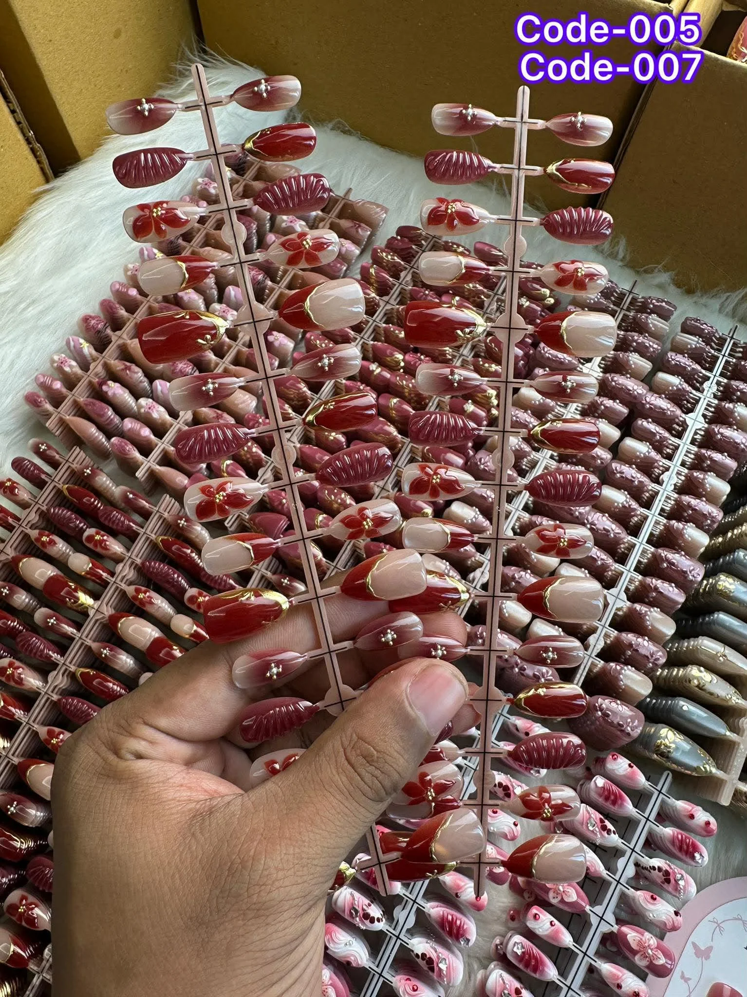 Premium 3D design Fake nails image 7