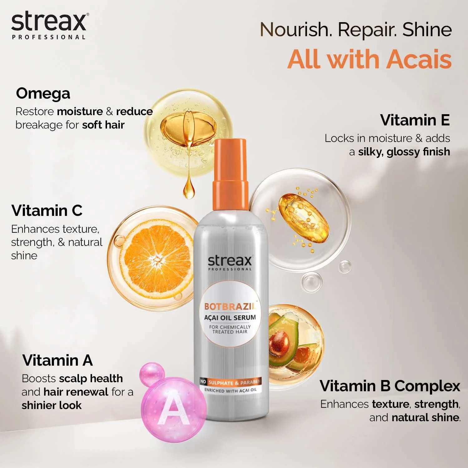 Streax Professional BotBrazil Oil Serum image 2