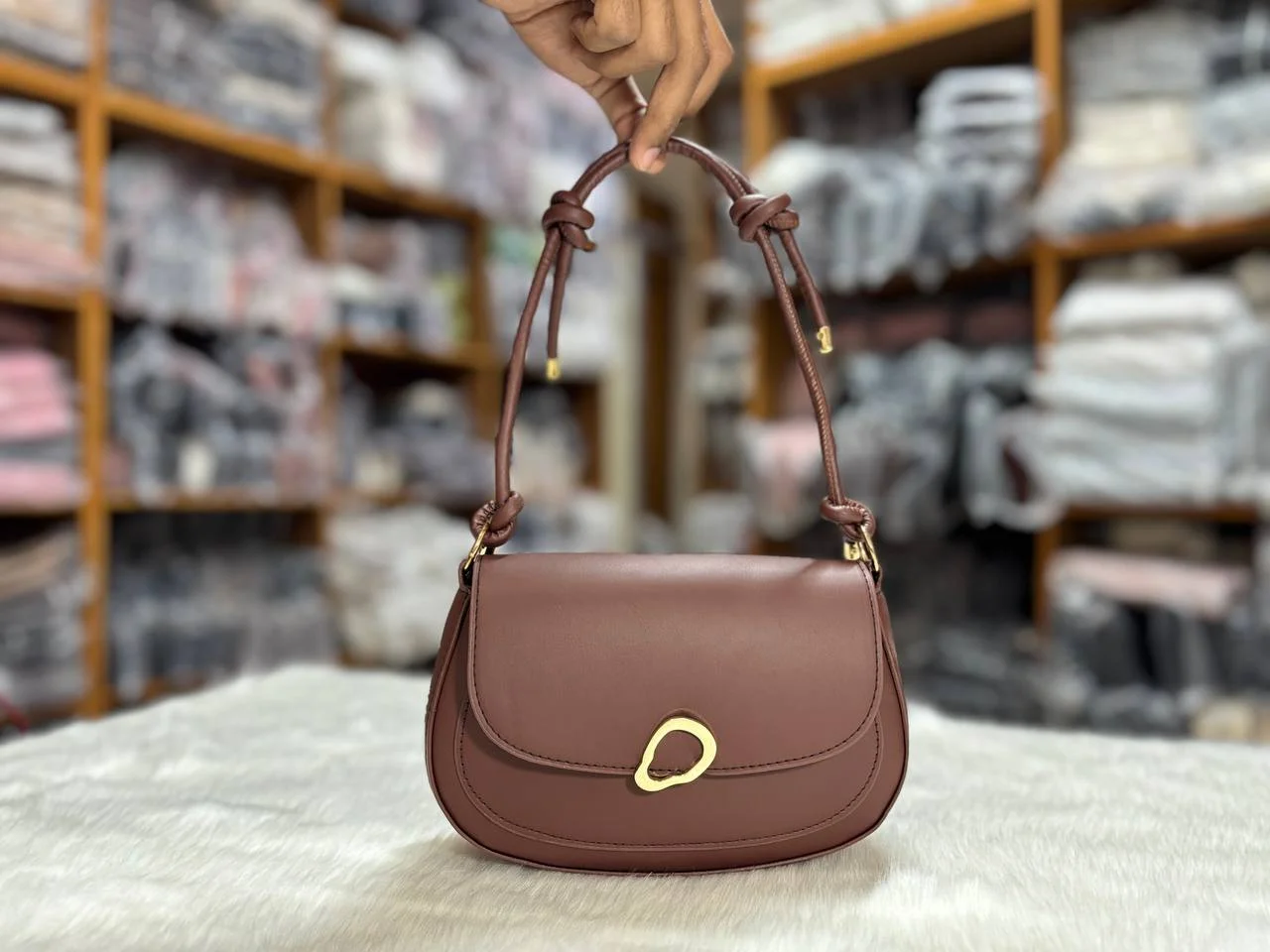 Women's Retro Saddle Shoulder Bag image 3