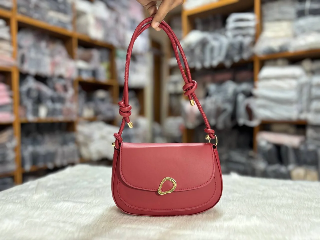 Women's Retro Saddle Shoulder Bag image 2