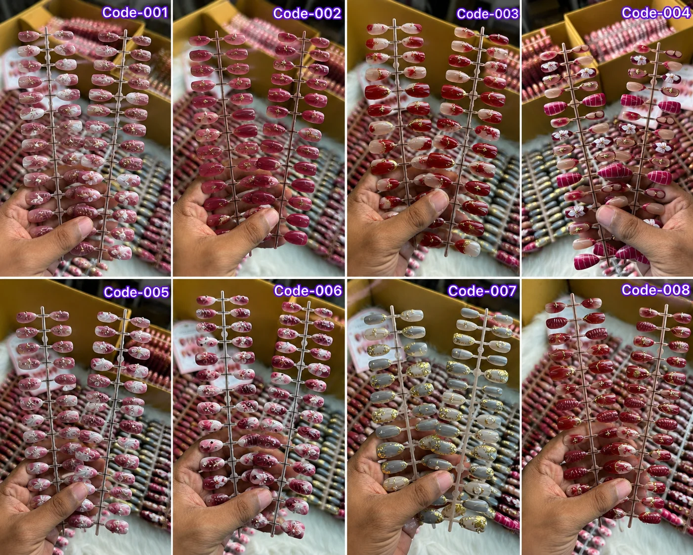 Premium 3D design Fake nails