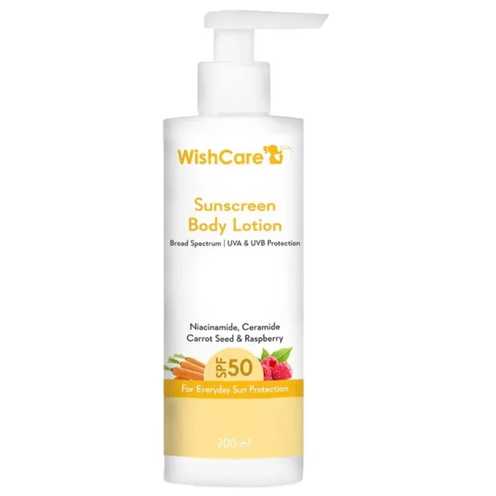 WishCare Sunscreen Body Lotion SPF 50 PA++++ | UV Protection Body Lotion image 4
