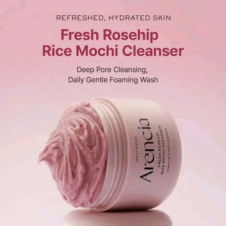 Arencia Fresh Rosehip Rice Mochi Cleanser. image 3