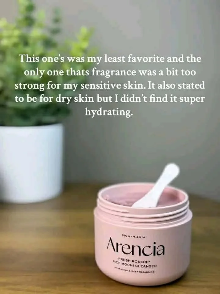 Arencia Fresh Rosehip Rice Mochi Cleanser. image 4