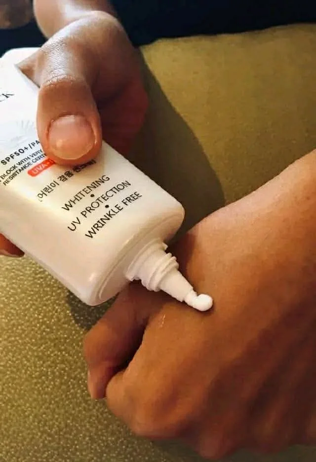 Whitening UV Sun Block SPF50+ PA+++ UVA/UVB Sunscreen image 3