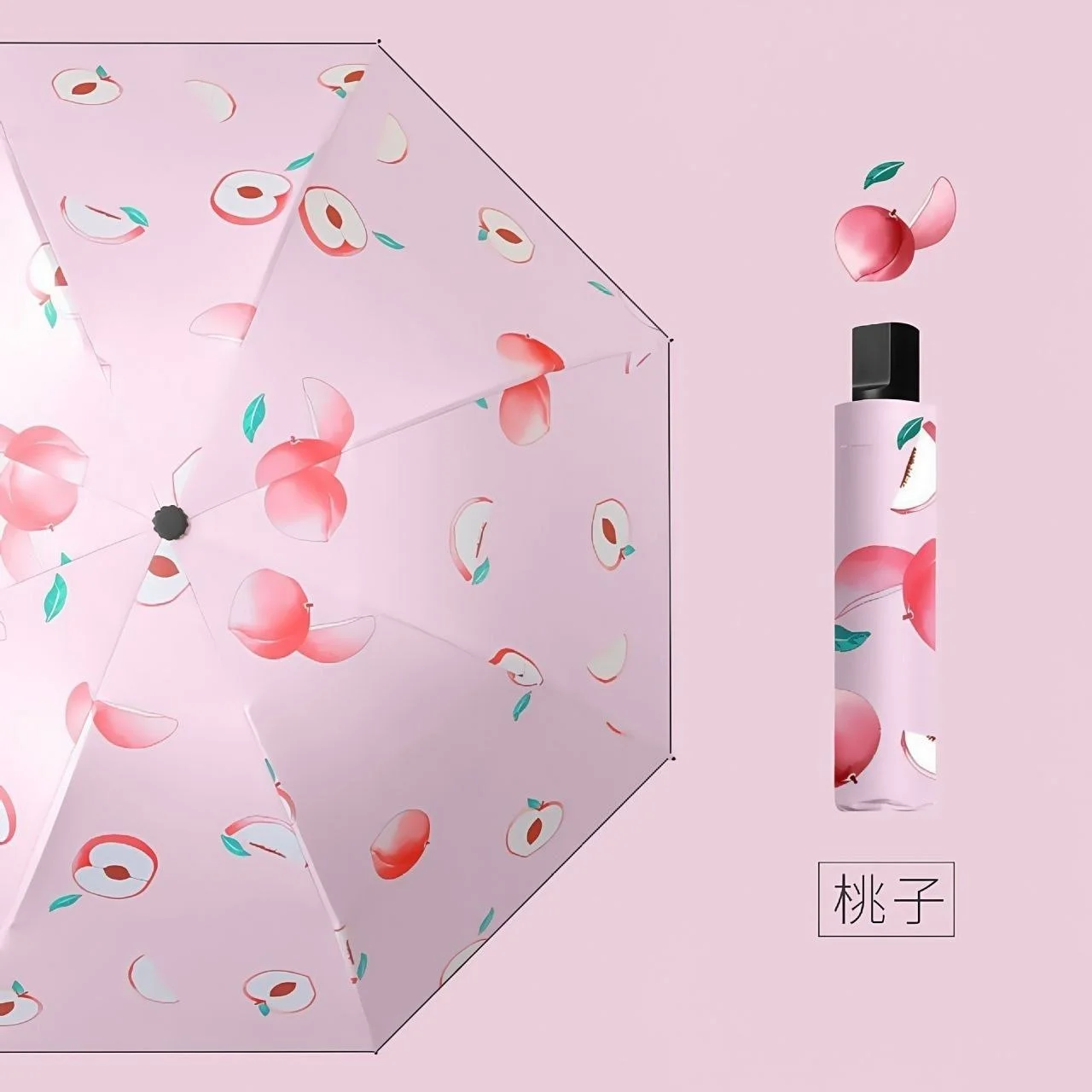 Fruity Design Folding Umbrella | Portable Windproof UV Protection Umbrella image 5