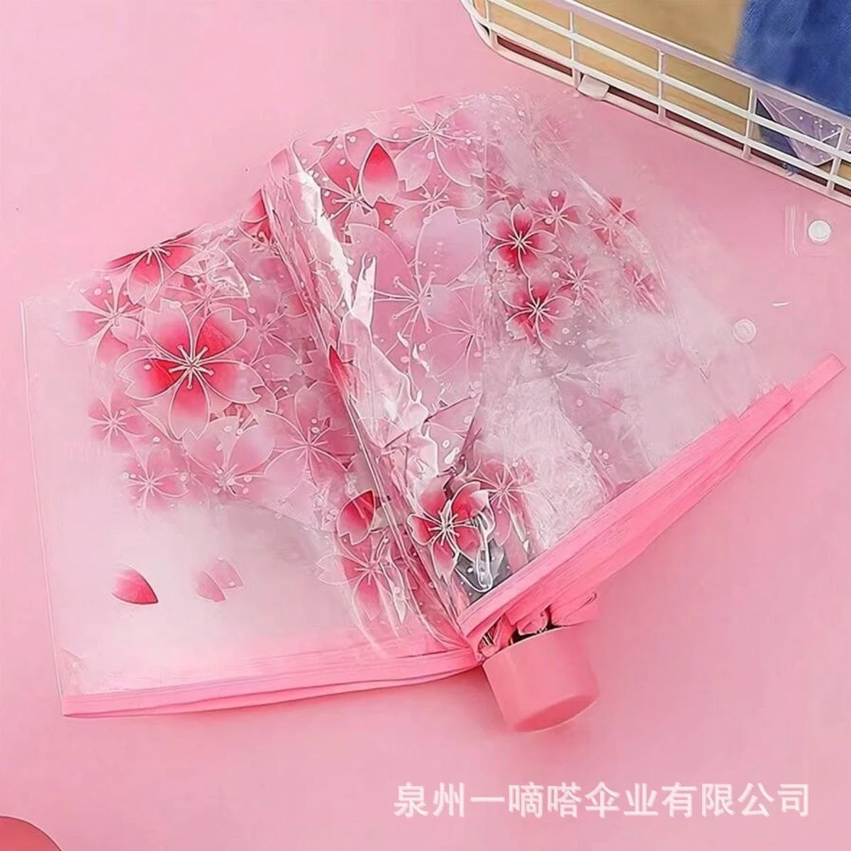 Cherry blossom transparent Umbrella image 2