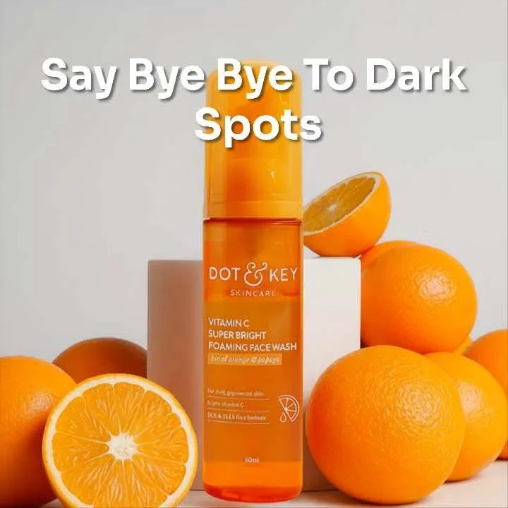 Dot and key blood orange gel facewash image 3