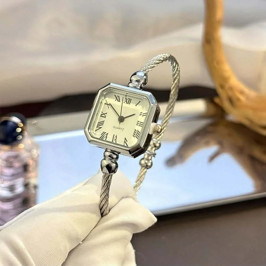 Elegant Square Dial Women's Bracelet Watch | Stylish Quartz Wrist Watch image 3