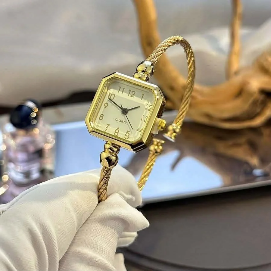 Elegant Square Dial Women's Bracelet Watch | Stylish Quartz Wrist Watch image 2
