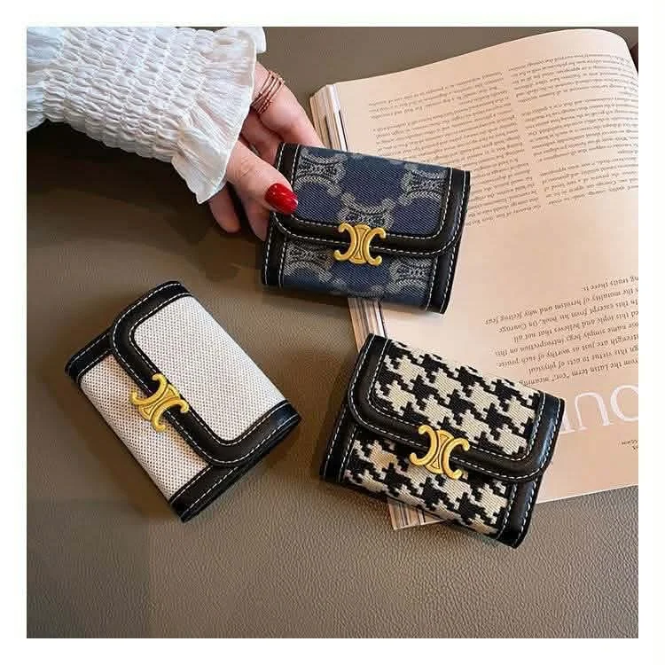 Mini PU Leather Wallet for Women | Compact Card Holder & Coin Purse