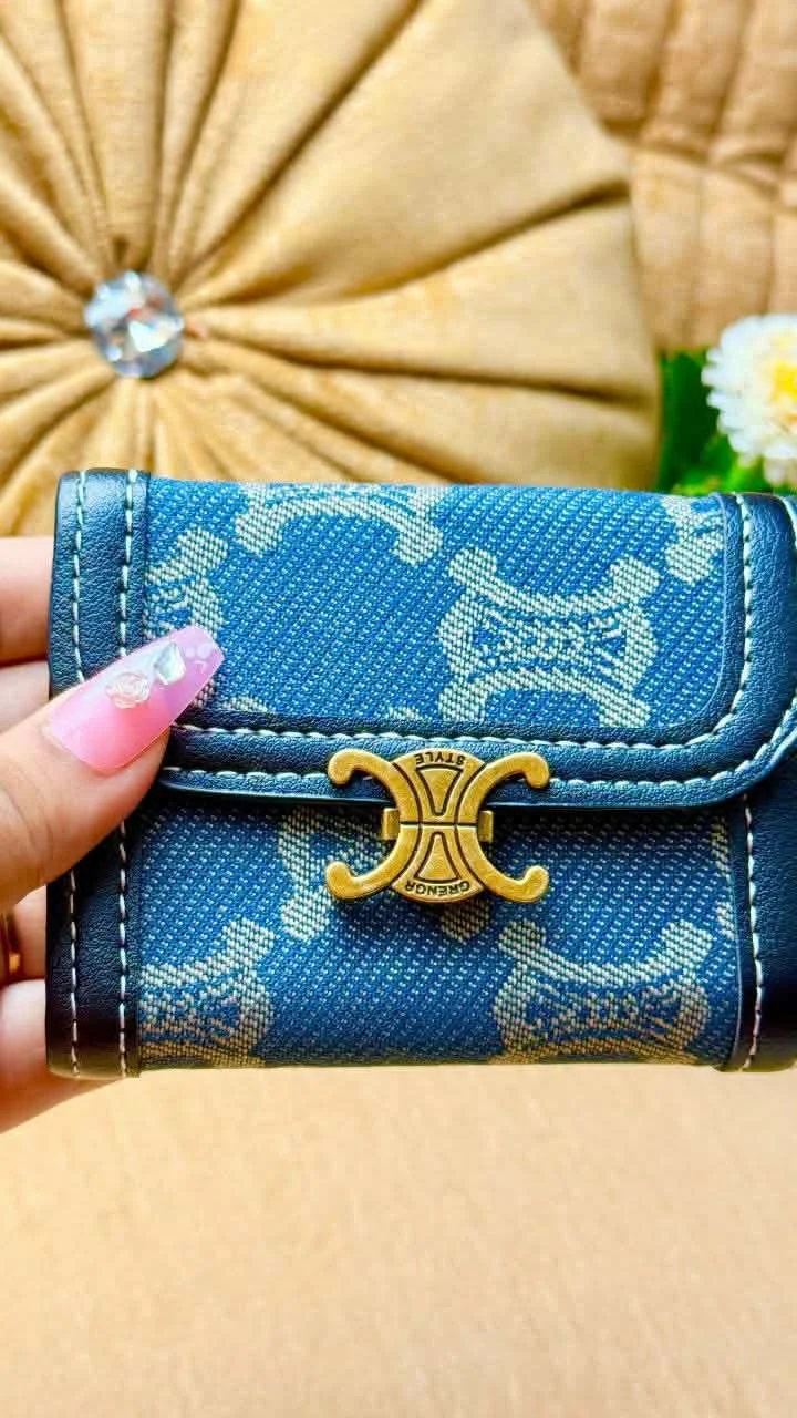 Mini PU Leather Wallet for Women | Compact Card Holder & Coin Purse
