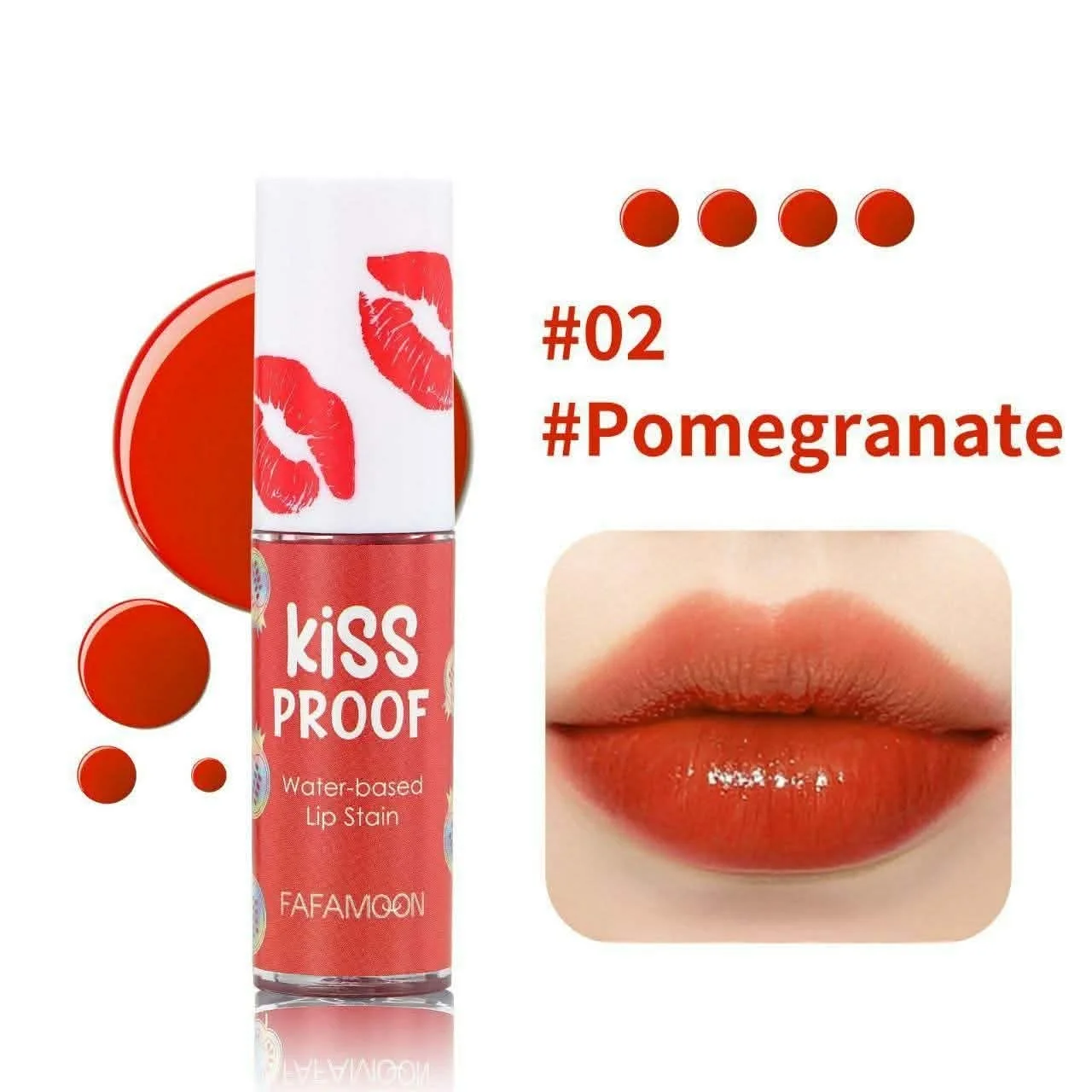 Fafamoon Kiss Proof Water Based Lip Stain | Long Lasting Lip Tint image 2