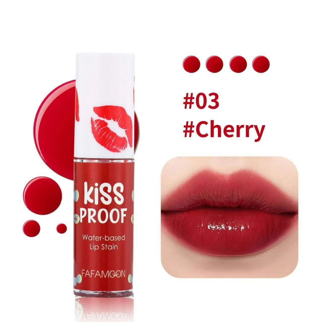 Fafamoon Kiss Proof Water Based Lip Stain | Long Lasting Lip Tint image 3