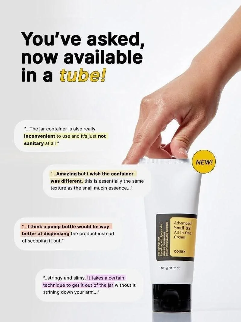 COSRX Advanced Snail 92 All In One Cream | Hydrating Moisturizer 50g image 2