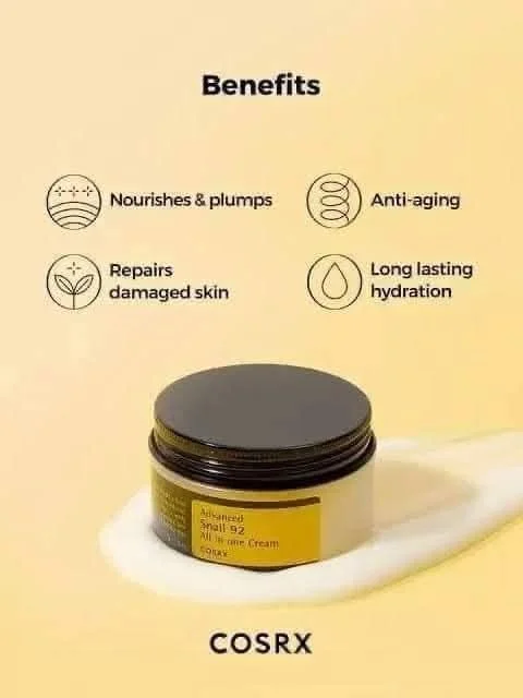 COSRX Advanced Snail 92 All In One Cream 100g | Hydrating Face Moisturizer image 4