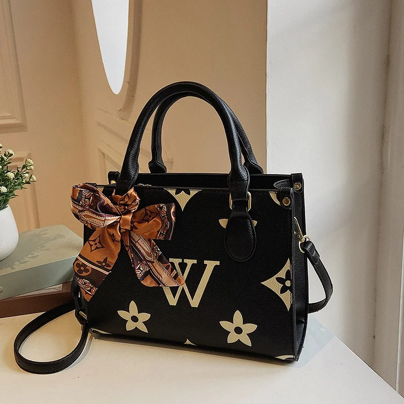 Premium Printed Women's Handbag | PU Leather Top Handle & Crossbody Bag image 3