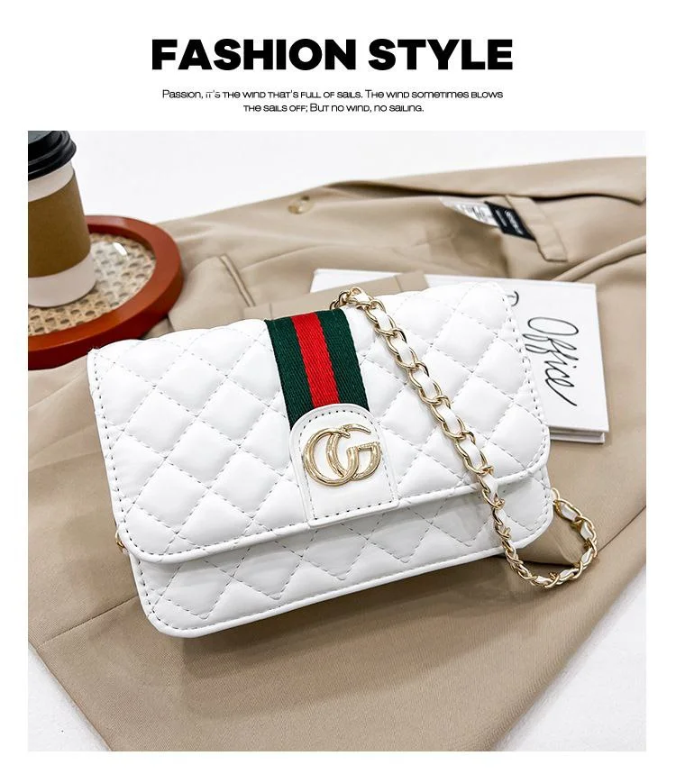 Quilted Chain Crossbody Bag for Women | Premium PU Leather Shoulder Bag