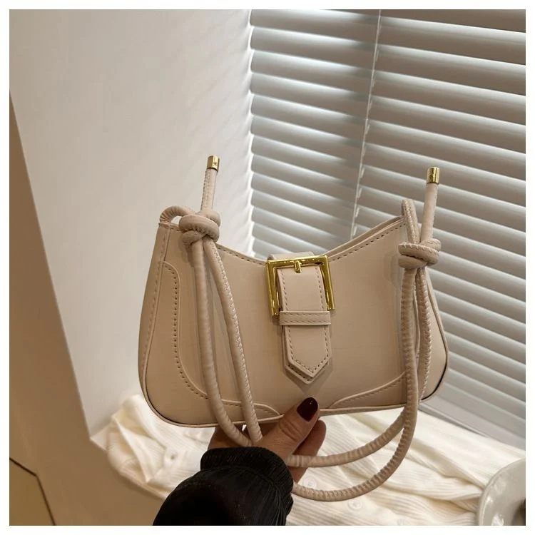 Classic Buckle Mini Shoulder Bag for Women | Premium PU Leather Crossbody Bag image 6