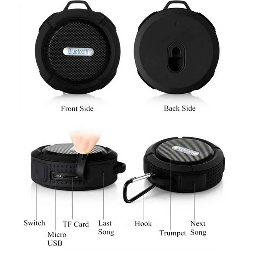 Portable Hanging Bluetooth Speaker | Mini Wireless Outdoor Speaker image 4