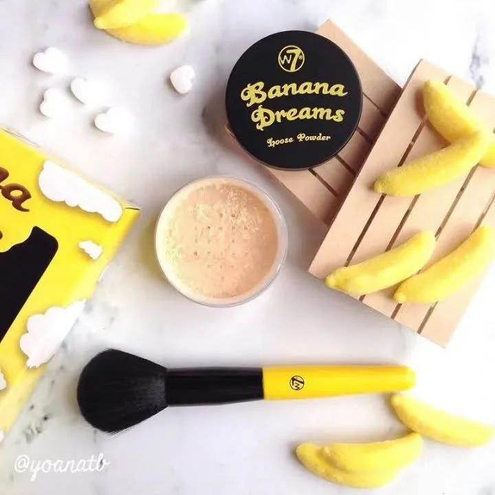 W7 Banana Loose Powder | Lightweight Makeup Setting Powder