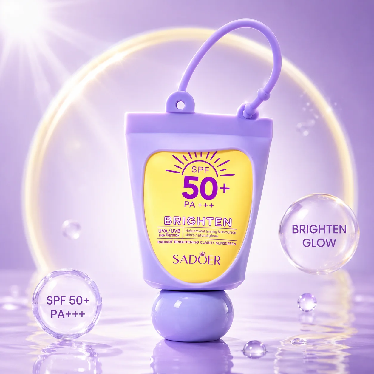 Sadoer Mini Brightening Sunscreen | Lightweight Daily UV Protection