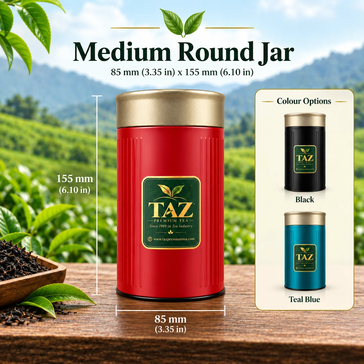 Medium Round Jar