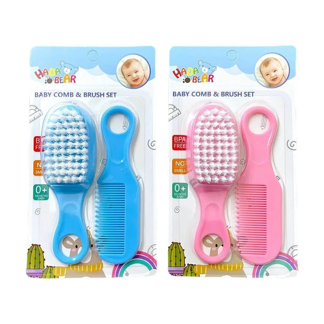 Soft Baby Hair Brush & Comb Set for Newborn – Gentle Scalp Care .