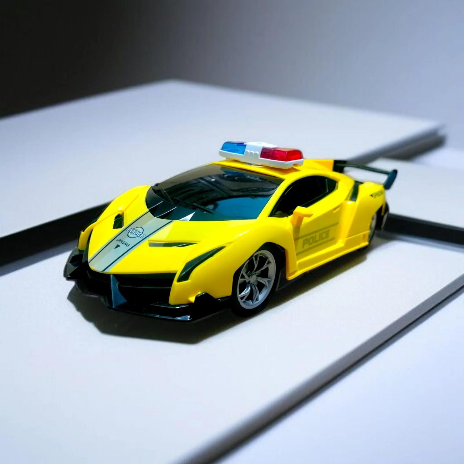 Model 111 Rechargeable Remote Control Police Ferrari Sports Car For Kids.