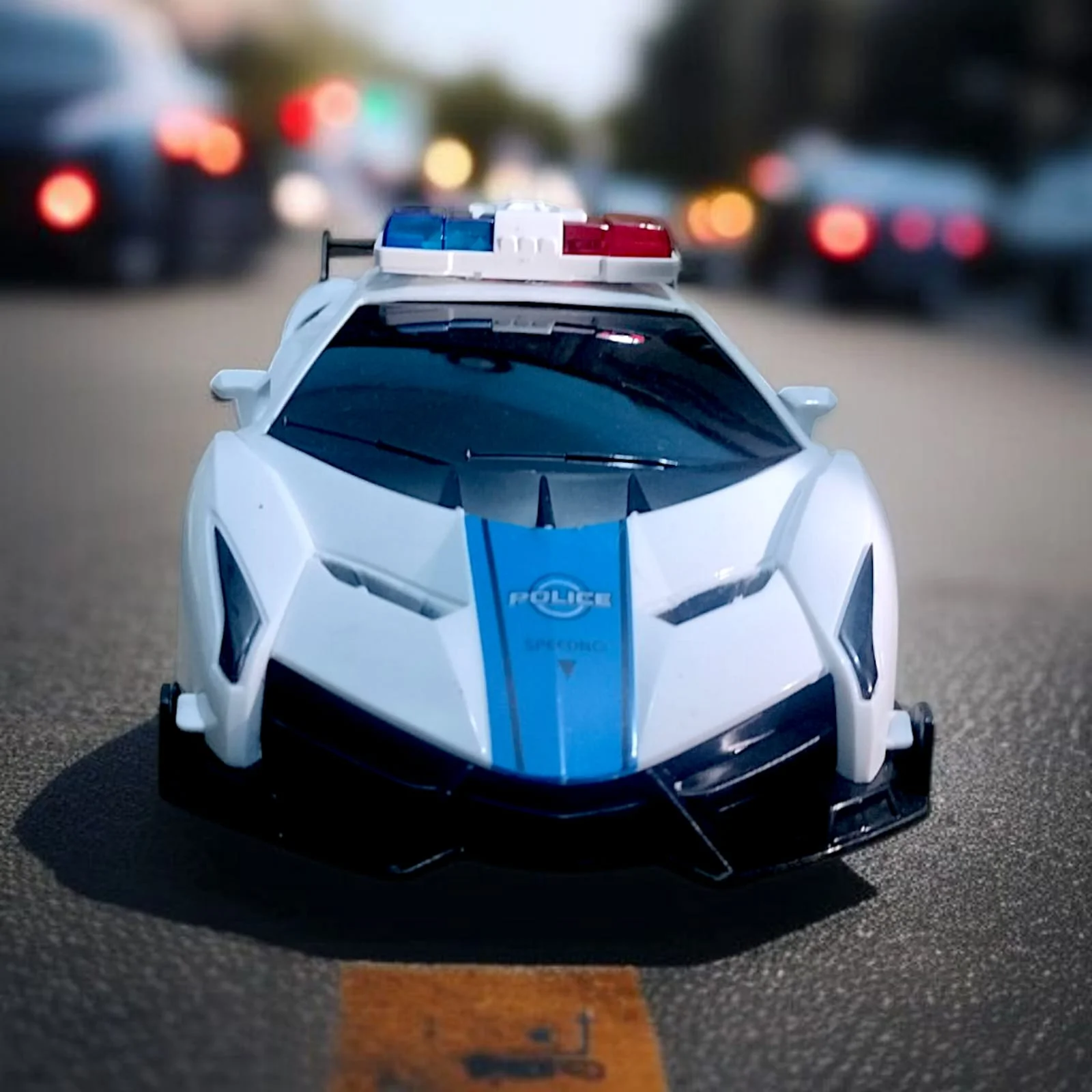 Model 111 Rechargeable Remote Control Police Ferrari Sports Car For Kids.
