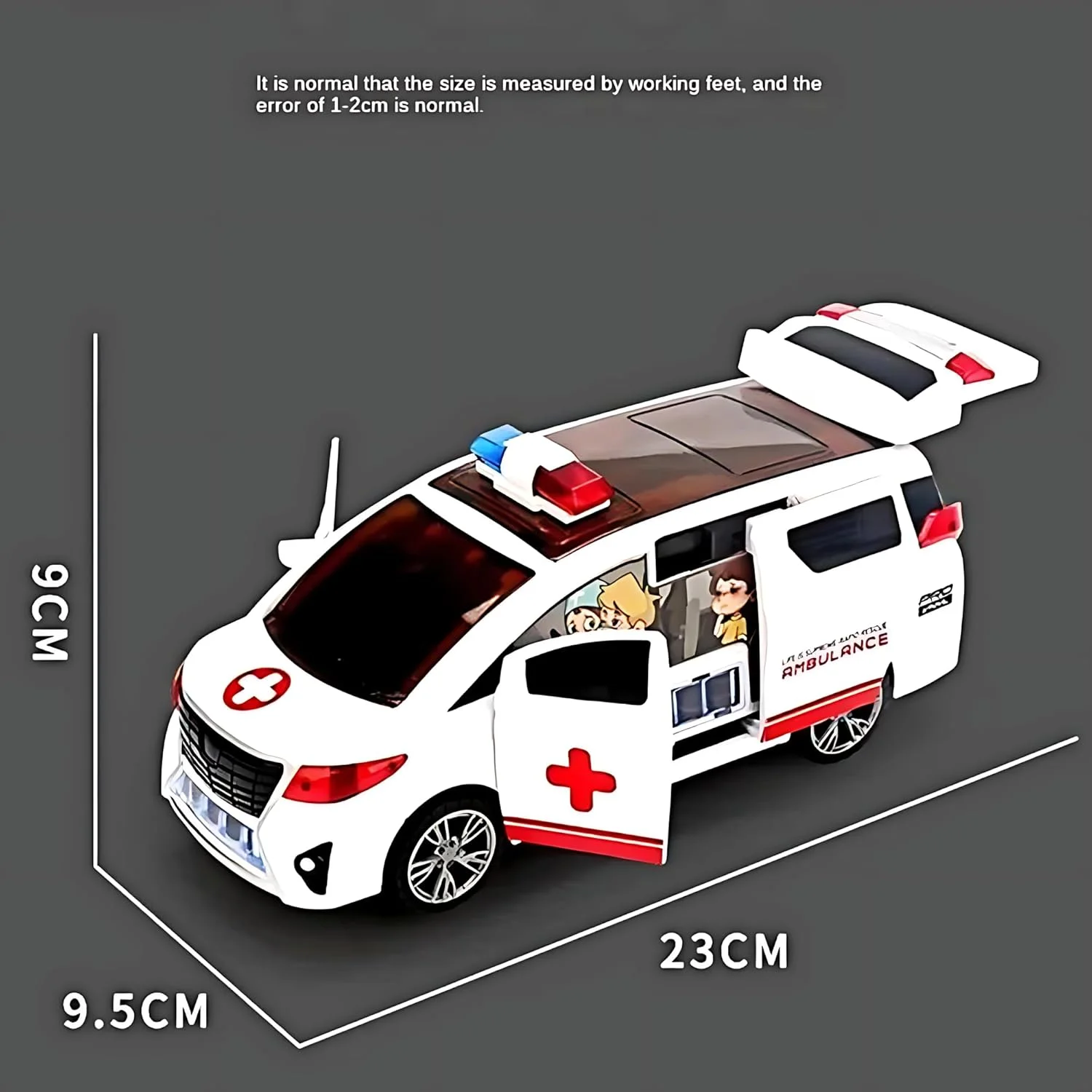 114. Electric Light & Sound Ambulance Toy Car