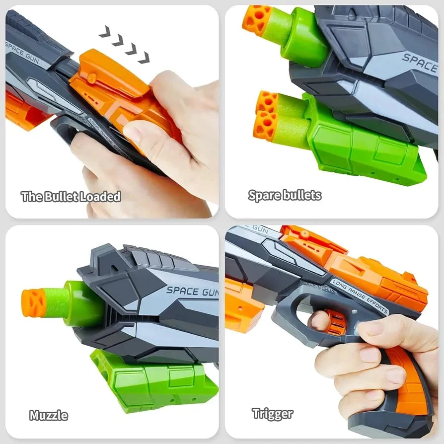 Space Gun Soft Bullet Toy Set