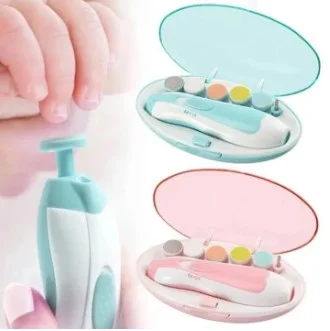 446. Children's nail file trimmer set Baby Electric Nails Toe nail clipper trimmer Newborn nail art set Baby nail care tools