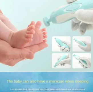 446. Children's nail file trimmer set Baby Electric Nails Toe nail clipper trimmer Newborn nail art set Baby nail care tools